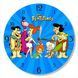 Настінний вініловий годинник Флінстоуни, діаметр 30см UF-Clock-C-Flintstones-1 фото 1
