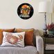 Wall Vinyl Record Clock Fishing 12" 119-2-1 photo 2