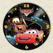 Настінний вініловий годинник Тачки, діаметр 30см UF-Clock-C-Cars-1 фото 3