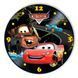 Настінний вініловий годинник Тачки, діаметр 30см UF-Clock-C-Cars-1 фото 1