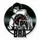 Настінний вініловий годинник Capital Bra, діаметр 30см Vinyl-Clock-Capital Bra-1 фото 1