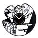 Настінний вініловий годинник Я люблю Люсі, діаметр 30см Vinyl-Clock-M-I Love Lucy-2 фото