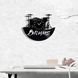 Wall Vinyl Record Clock Drums 12" Vinyl-Clock-Drums-1 photo 2