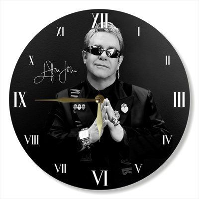 Wall Vinyl Record Clock Elton John 12" UF-Clock-Elton John-1 photo