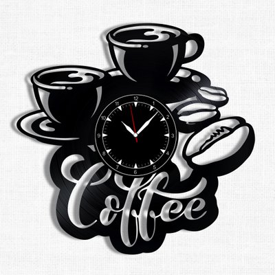 Wall Vinyl Record Clock Coffee 12" Vinyl-Clock-Coffee-2 photo