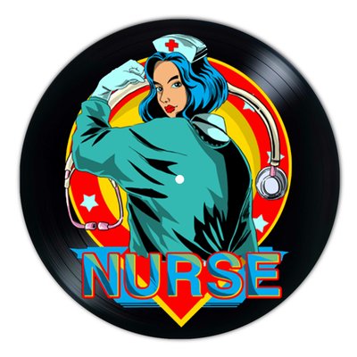 Vinyl Record Decor Nurse 12" UF-Decor-Nurse-2 photo