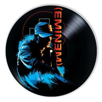 Vinyl Record Decor Eminem 12" 528-3-1 photo