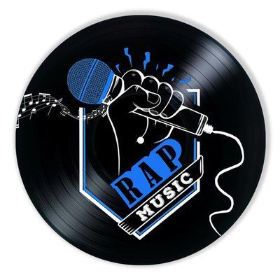 Vinyl Record Decor Rap 12" 604-3-1 photo
