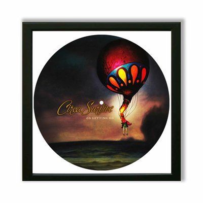 Настінний вініловий декор в дерев'яній рамці Circa Survive, розміром 36см 516-4-1 фото