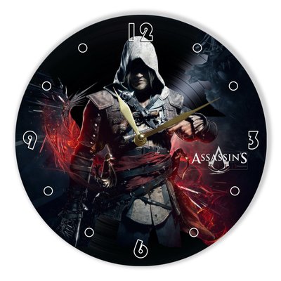 Wall Vinyl Record Clock Assassin's Creed 12" UF-Clock-Assassin's Creed-1 photo