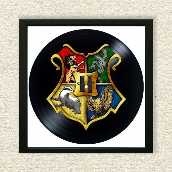 Vinyl Record Decor in a Wooden Frame Harry Potter 14" 736-4-1 photo