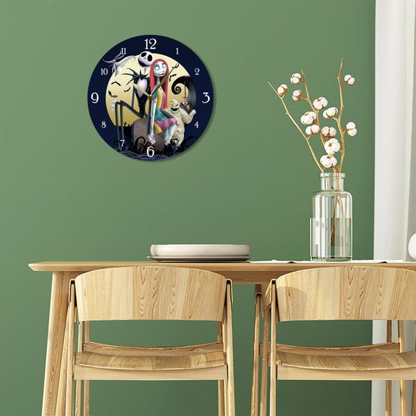 Wall Vinyl Record Clock Nightmare Before Christmas 12" UF-Clock-Nightmare Before Christmas-3 photo