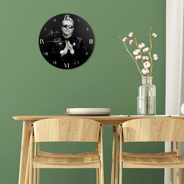 Wall Vinyl Record Clock Elton John 12" UF-Clock-Elton John-1 photo