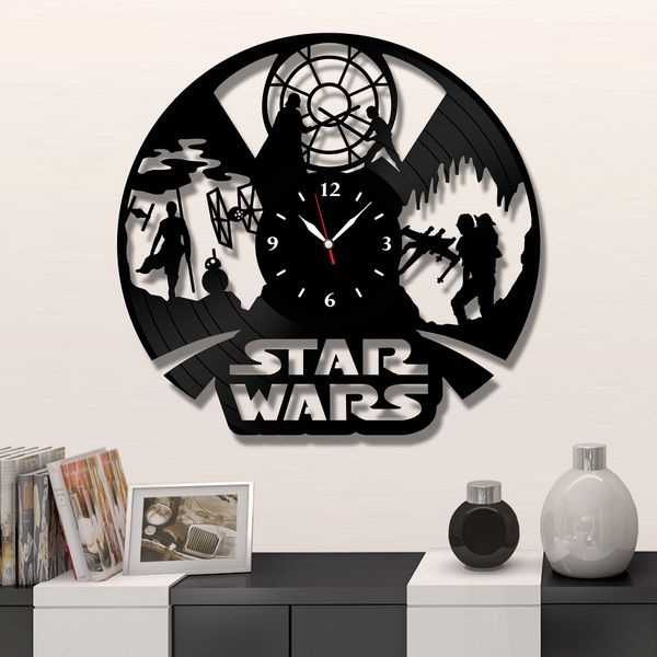 Wall Vinyl Record Clock Star Wars 12" Vinyl-Clock-Star Wars-1 photo