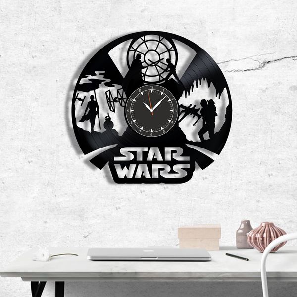 Wall Vinyl Record Clock Star Wars 12" Vinyl-Clock-Star Wars-1 photo