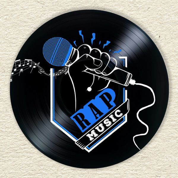 Vinyl Record Decor Rap 12" 604-3-1 photo