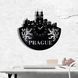 Wall Vinyl Record Clock Prague 12" 12-1-1 photo 2