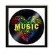Vinyl Record Decor in a Wooden Frame Music 14" 590-4-2 photo