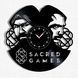 Настінний вініловий годинник Священні ігри, діаметр 30см Vinyl-Clock-M-Sacred Games-1 фото 1