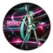 Wall Vinyl Record Clock Hatsune Miku 12" UF-Clock-Hatsune Miku-1 photo 1