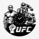 Настінний вініловий годинник UFC, діаметр 30см 220-1-1 фото 1
