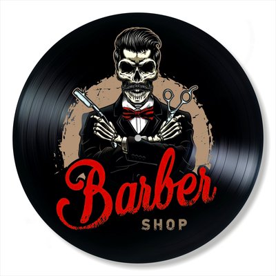 Vinyl Record Decor Barber Shop 12" UF-Decor-Barber Shop-2 photo