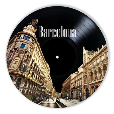 Vinyl Record Decor Barcelona 12" UF-Decor-Barcelona-1 photo