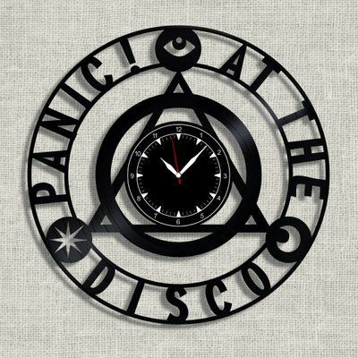 Wall Vinyl Record Clock Panic at the Disco 12" Vinyl-Clock-Panic at the Disco-1 photo