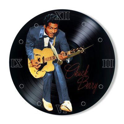 Wall Vinyl Record Clock Chuck Berry 12" UF-Clock-Chuck Berry-1 photo