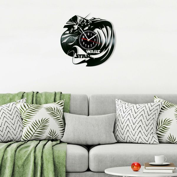 Wall Vinyl Record Clock Star Wars 12" 143-1-10 photo