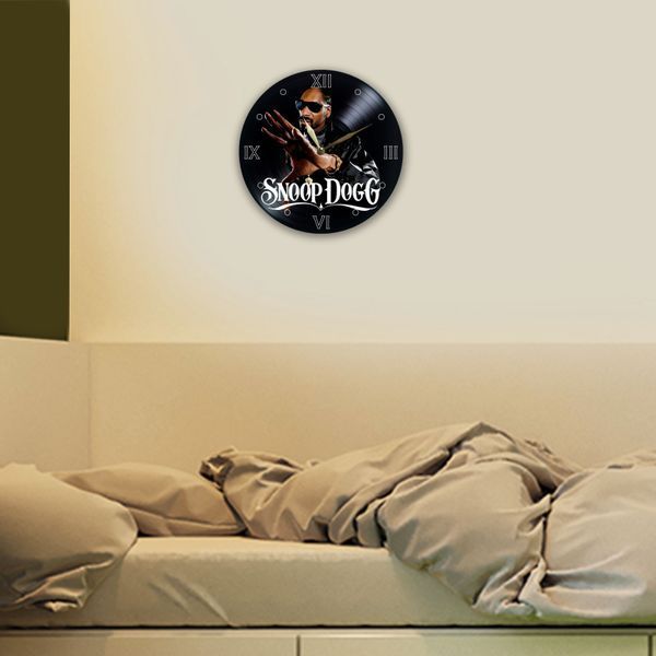 Wall Vinyl Record Clock Snoop Dogg 12" UF-Clock-Snoop Dogg-1 photo