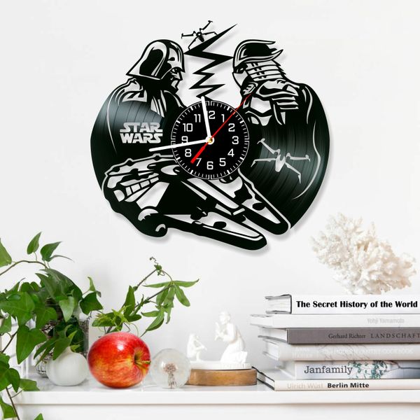 Wall Vinyl Record Clock Star Wars 12" Vinyl-Clock-Star Wars-2 photo