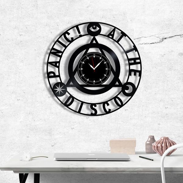 Wall Vinyl Record Clock Panic at the Disco 12" Vinyl-Clock-Panic at the Disco-1 photo