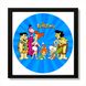 Vinyl Record Decor in a Wooden Frame Flintstones 14" UF-Frame-C-Flintstones-1 photo 1