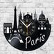 Wall Vinyl Record Clock Paris 12" 13-1-1 photo 3