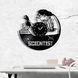 Wall Vinyl Record Clock Scientist 12" 109-1-1 photo 2