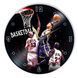 Настінний вініловий годинник Баскетбол, діаметр 30см UF-Clock-Basketball-2 фото