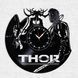 Настінний вініловий годинник Тор, діаметр 30см Vinyl-Clock-M-Thor-2 фото