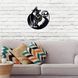 Настінний вініловий годинник Коти, діаметр 30см 70-1-1 фото 2