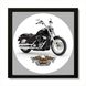 Vinyl Record Decor in a Wooden Frame Harley Davidson 14" UF-Frame-Harley Davidson-4 photo