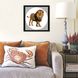 Vinyl Record Decor in a Wooden Frame Lion 14" UF-Frame-Lion-1 photo 2