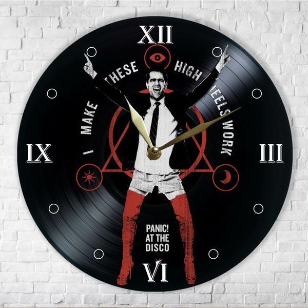 Wall Vinyl Record Clock Panic at the Disco 12" UF-Clock-Panic at the Disco-4 photo