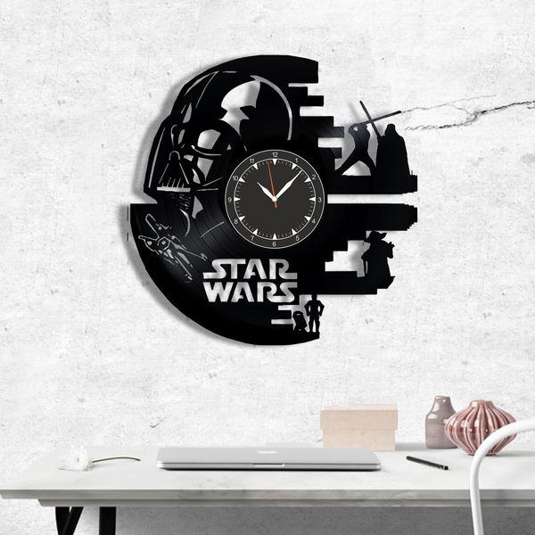 Wall Vinyl Record Clock Star Wars 12" Vinyl-Clock-Star Wars-3 photo