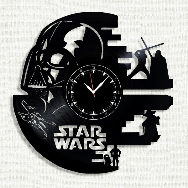 Wall Vinyl Record Clock Star Wars 12" Vinyl-Clock-Star Wars-3 photo