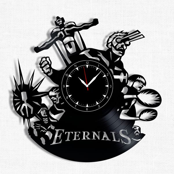 Wall Vinyl Record Clock Eternals 12" Vinyl-Clock-Eternals-1 photo