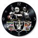 Wall Vinyl Record Clock Las Vegas Raiders 12" UF-Clock-Raiders-2 photo 1