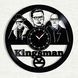 Настінний вініловий годинник Кінгсман, діаметр 30см Vinyl-Clock-M-Kingsman-1 фото 1