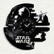 Настінний вініловий годинник Зоряні війни, діаметр 30см Vinyl-Clock-Star Wars-3 фото 1
