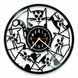 Wall Vinyl Record Clock Cats 12" 71-1-1 photo 1