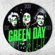 Wall Vinyl Record Clock Green Day 12" UF-Clock-Green Day-1 photo 3